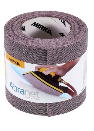 Rollo de papel de lija Mirka ABRANET 115mm x 10m P120 rollo de lija Velcro (545BY001123R)