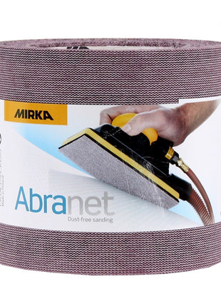 Rollo de papel de lija Mirka ABRANET 115mm x 10m P320 rollo de lija Velcro (545BY001323R)