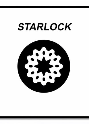 Hoja de sierra Starlock de carburo fino de 75 mm (63502118210) de carburo