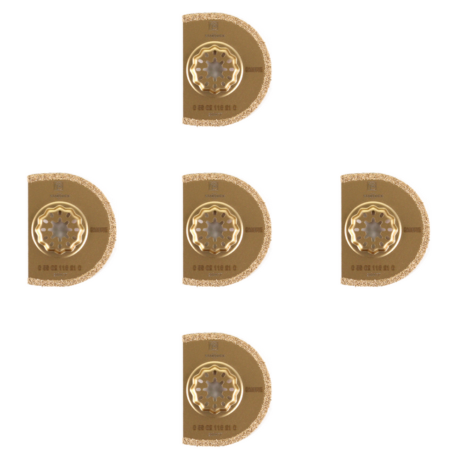 Fein carbide saw blade, 75mm, Starlock 5 pieces ( 63502118230 )