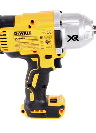 Dewalt DCF 899 HNT Llave de impacto inalámbrica 1/2" 18V 950Nm Brushless HOG-Ring Solo + TSTAK - sin batería, sin cargador