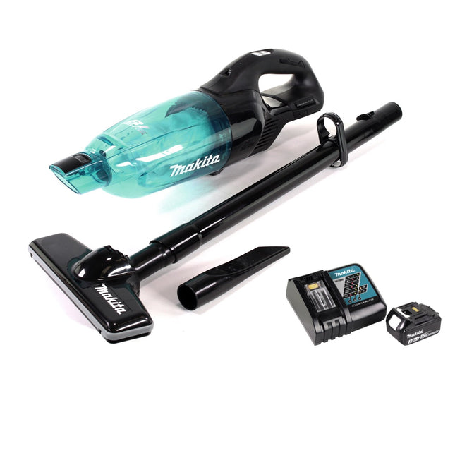 Makita DCL281 FRF1B cordless hoover 18V + 1x rechargeable battery 3.0Ah + charger