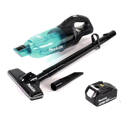 Aspirador de batería Makita DCL281 FT1B 18 V + 1x batería 5.0Ah - sin cargador