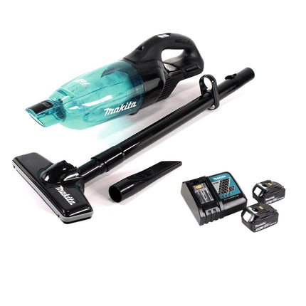 Aspirador sin cable Makita DCL281 FRTB 18V + 2x batería 5.0Ah + cargador