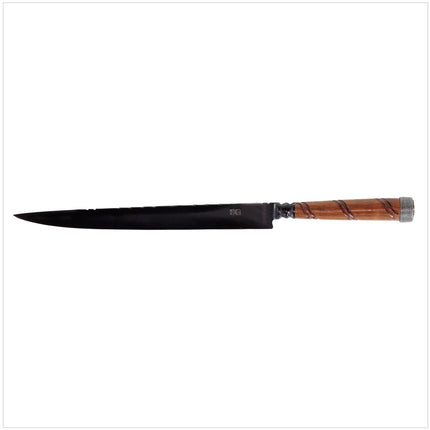Serra Grande "Faca Pra Lida" cuchillo de cocina tradicional brasileño cuchillo de chef forjado a mano hoja de 8" + vaina de cuchillo de cuero genuino