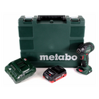 Metabo SSD 18 LTX 200 BL Atornillador de impacto inalámbrico 18V 1/4