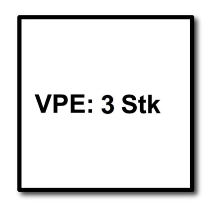 Festool 3 hojas de sierra circular de dientes finos HW 216 x 2,3 x 30 mm W60 216 mm 60 dientes ( 3x 500125 )