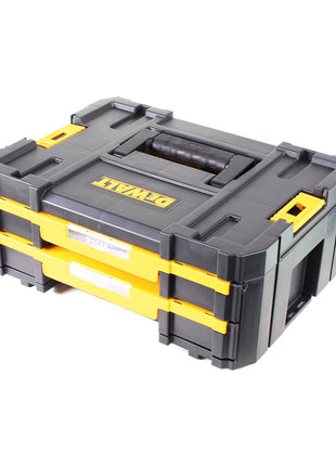 Caja de herramientas DeWalt DWST 1-70706 TSTAK IV + caja DT 70716 TSTAK CADDY para 5x ToughCases y 4x Tac Tac Box + juego de brocas y taladros para mampostería FlexTorq de 75 piezas.