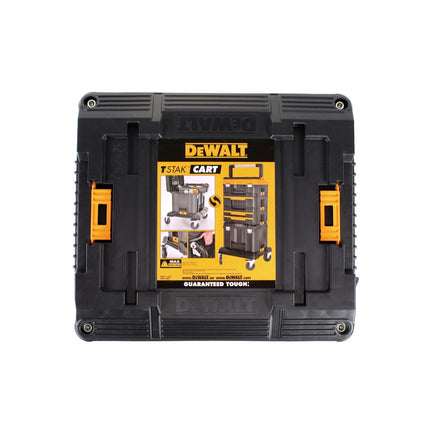 DeWalt DWST1-71229 Carro apilable con tabla rodante TSTAK + DWST 1-70706 TSTAK IV + Caja CADDY + Juego de brocas y taladros para piedra FlexTorq 75 piezas
