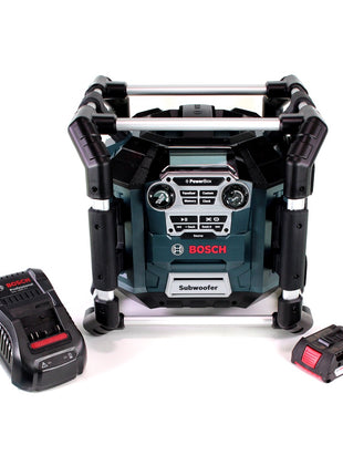 Radio de obra Bosch GML 20 14,4-18V + 1x batería 2,0Ah + cargador