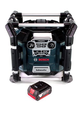 Radio de obra Bosch GML 20 14,4-18V 1x batería 5,0Ah - sin cargador