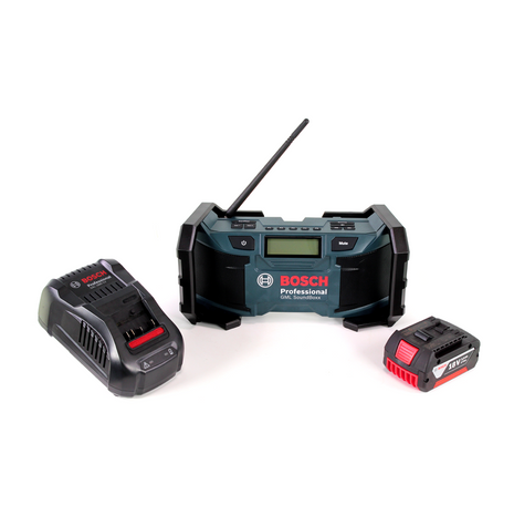 Radio de chantier Bosch GML SoundBoxx 14,4-18V + 1x batterie 3,0Ah + chargeur