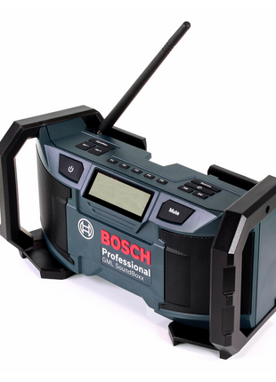 Radio de obra Bosch GML SoundBoxx 14,4-18V + 2x baterías 3,0Ah + cargador