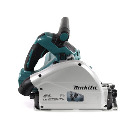 Sierra de inmersión a batería Makita DSP 600 RT 36V (2x18V) 165 mm sin escobillas + 2x batería 5,0Ah + cargador