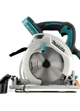 Sierra circular manual Makita DHS 710 MJ con batería de iones de litio de 36 V 190 mm + 2 baterías 4,0 Ah + Makpac - sin cargador