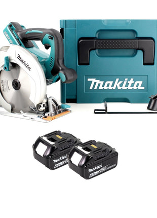 Sierra circular a batería Makita DHS 710 GJ 36V (2x 18V) 190x30mm + 2x batería 6.0Ah + Makpac - sin cargador