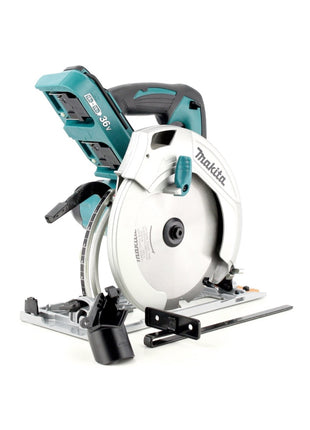 Sierra circular a batería Makita DHS 710 GJ 36V (2x 18V) 190x30mm + 2x batería 6.0Ah + Makpac - sin cargador