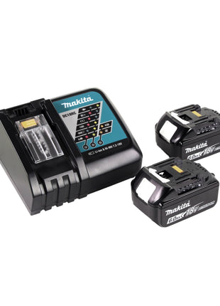 Soplador de hojas a batería Makita DUB 362 RG 2x18V + 2x batería 6.0Ah + cargador