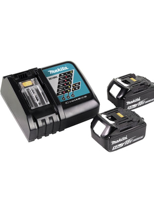 Cortacésped a batería Makita DLM 380 RT2 36V (2x18V) 38cm + 2x batería 5Ah + cargador