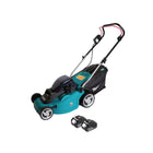 Cortacésped a batería Makita DLM 380 G2 36V (2x18V) 38cm + 2x batería 6.0Ah - sin cargador