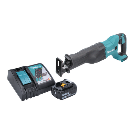 Makita DJR 186 RF1 Akku Reciprosäge Säbelsäge 18 V + 1x Akku 3,0 Ah + Ladegerät - Toolbrothers