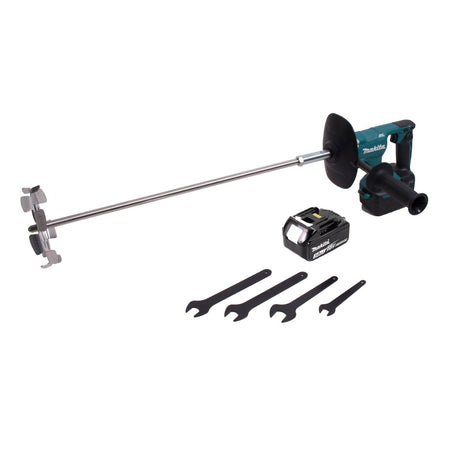 Batidora de batería Makita DUT 130 F1 18V M14 sin escobillas + 1x batería 3.0Ah - sin cargador