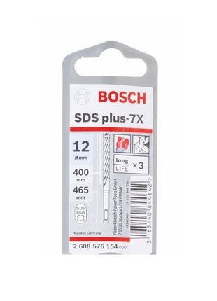 Taladro percutor Bosch SDS-plus 7X brocas 12x400x465mm carburo (2608576154) certificado PGM