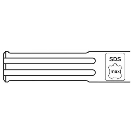 Cincel para azulejos Bosch SDS-max 300x50mm (2608690098) Autoafilable de larga duración