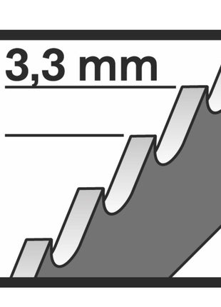 Bosch T 301 CHM 3x Stichsägeblatt Clean for Plastic Composites 117/3,3mm ( 2608667450 ) Long Life