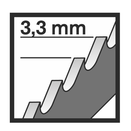 Bosch T 301 CHM 3x hoja de sierra de calar Limpia para compuestos plásticos 117/3,3 mm (2608667450) Larga duración