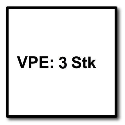 Bosch T 301 CHM 3x hoja de sierra de calar Limpia para compuestos plásticos 117/3,3 mm (2608667450) Larga duración