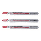 Bosch T 301 CHM 3x hoja de sierra de calar Limpia para compuestos plásticos 117/3,3 mm (2608667450) Larga duración