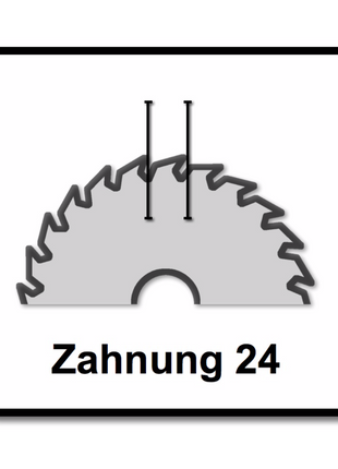 Bosch Kreissägeblatt Standard for Wood 165 x 20 x 1,5 mm 24Z ( 2608837685 )