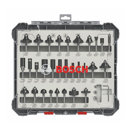 Bosch Set de brocas y fresadoras / 30 piezas / 6 mm ( 2607017474 ) DIN EN-847