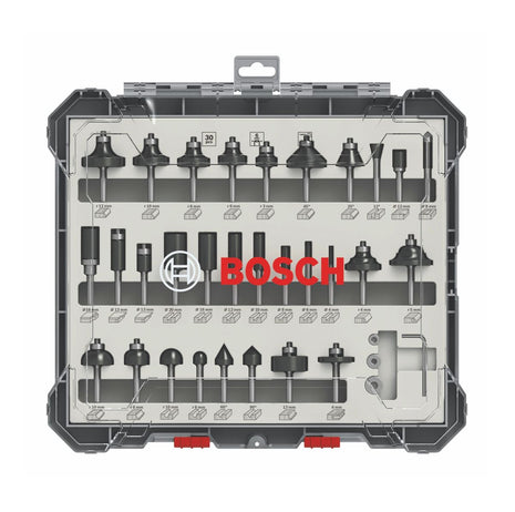 Bosch DIN EN-847 Kit: Fraises mixtes, 6 mm - 30 pcs. ( 2607017474 )