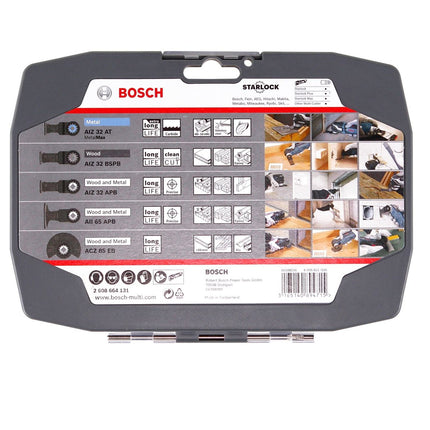 BOSCH Best of cutting Set Lame de scie plongeante, Lame de scie segment Starlock, 5pcs. (2608664131)