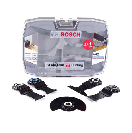 Bosch Best of Cutting Set Starlock hoja de sierra de buceo hoja de sierra segmentada 5 piezas. (2608664131)