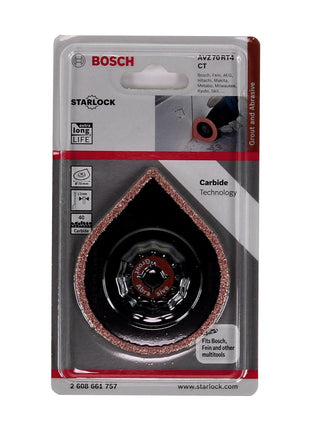 Removedor de mortero Bosch AVZ 70 RT4 3 max Carbide-RIFF Starlock 70mm K40 VPI1 (2608661757)