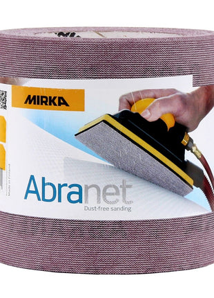 Mirka ABRANET 2x rouleau de papier de verre 115mm x 10m P400 rouleau de ponçage Velcro (2x 545BY001413R)