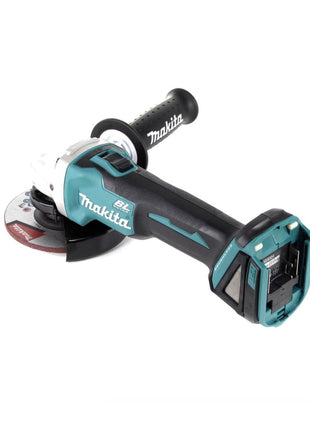 Amoladora angular inalámbrica Makita DGA 504 Z 18 V 125 mm sin escobillas solo + funda protectora - sin batería, sin cargador