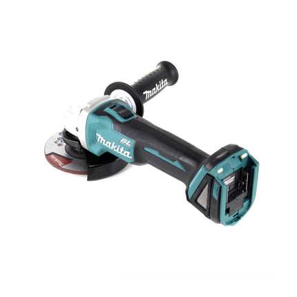 Amoladora angular inalámbrica Makita DGA 504 Z 18 V 125 mm sin escobillas solo + funda protectora - sin batería, sin cargador