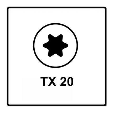 Fischer Power-Fast II FPF II tornillos para aglomerado 4,0x50 mm 200 piezas (670162) cabeza avellanada con rosca completa Torx, galvanizado, pasivado azul