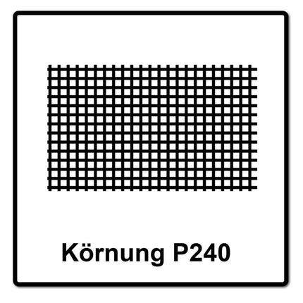 Mirka Goldflex Suave 115x125mm P240 400uds. (2x 2912707025) Rollo de almohadillas perforadas