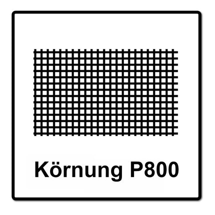 Mirka Goldflex Suave 115x125mm P800 400uds. (2x 2912707081) Rollo de almohadillas perforadas