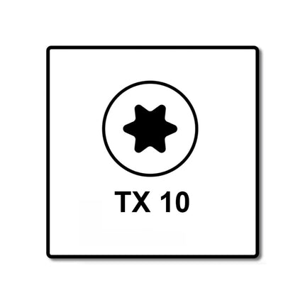 Fischer Power-Fast II FPF II Viti per legno 3,0x12 mm, 200 pz. ( 670056 ) Testa tonda, Torx, filettatura completa, zincate, passivato blu