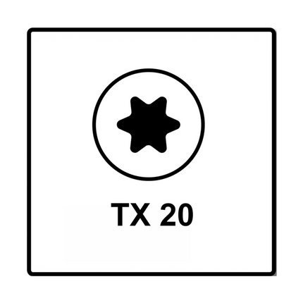Fischer Power-Fast II FPF II tornillo para aglomerado 3,5x30 mm 200 piezas (670102) Cabeza plana con rosca completa Torx galvanizado, pasivado azul