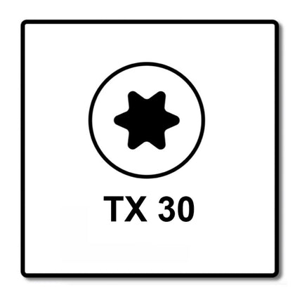 Fischer Power-Fast II FPF II Viti per pannelli 6,0x80 mm - 50 pz. ( 670534 ) Testa tonda con filettatura parziale Torx elettrolitica, blu passivata