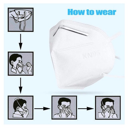 20x masque facial masque respiratoire KN95 95% performance de filtre FPP2 comparable 4 couches