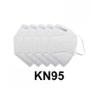 5x mascarilla respiradora KN95 95% rendimiento de filtro FPP2 comparable de 4 capas