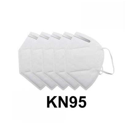 5x mascarilla respiradora KN95 95% rendimiento de filtro FPP2 comparable de 4 capas
